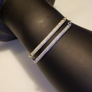 Silver or Gold tone bracelet